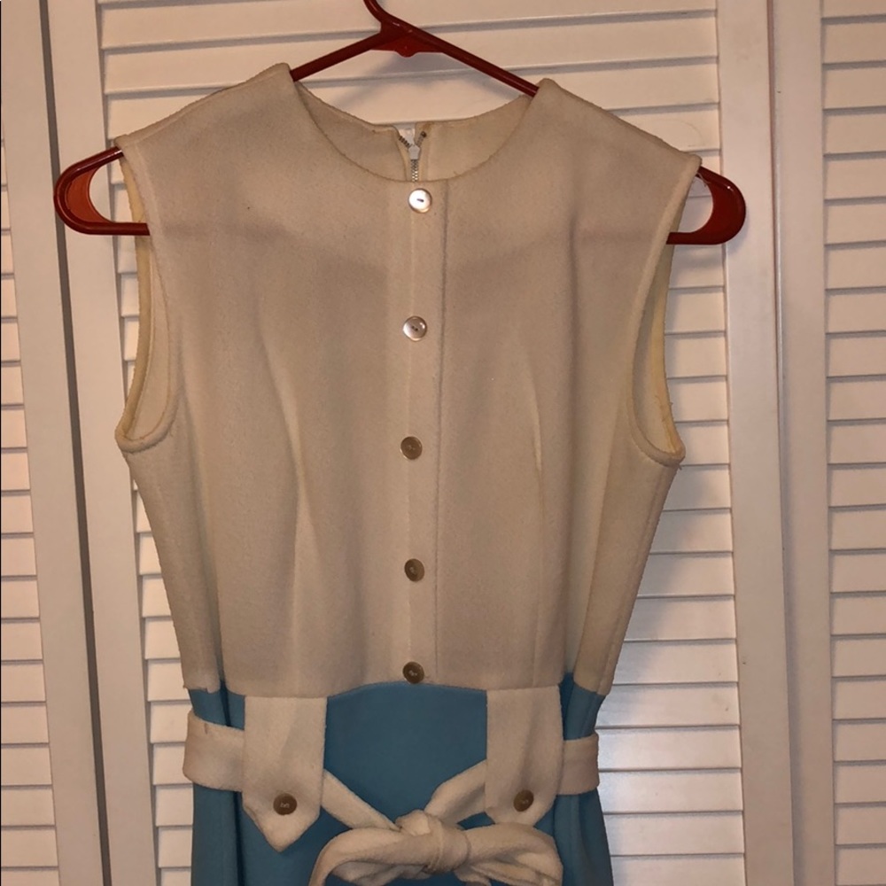Vintage 60s 70s groovy polyester dress small - Picture 2 of 3
